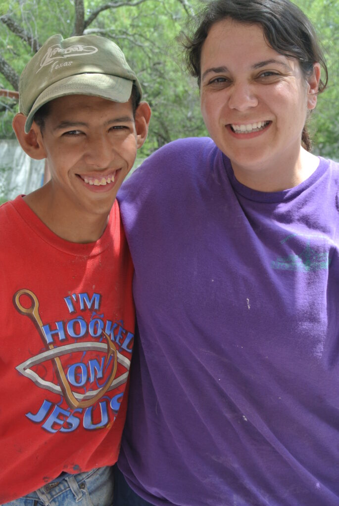 Tasha warren pictured with a casa Bethesda resident