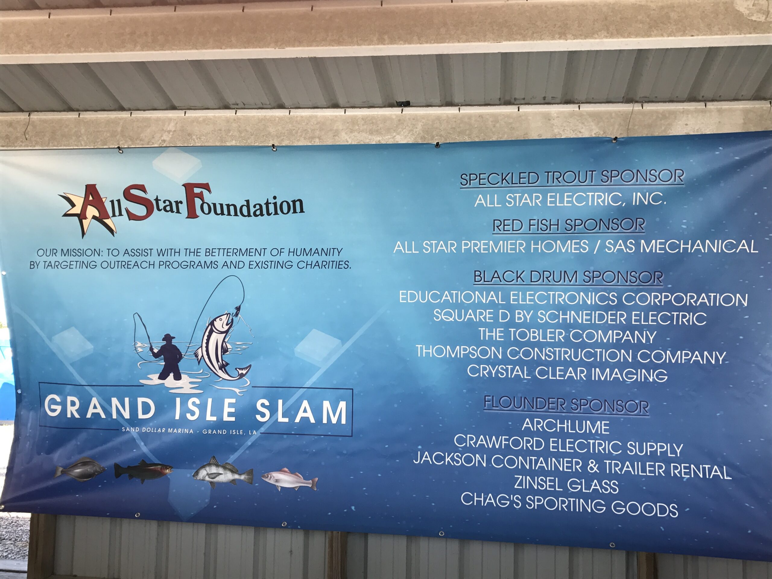 grand isle slam 2017 sponsor  banner