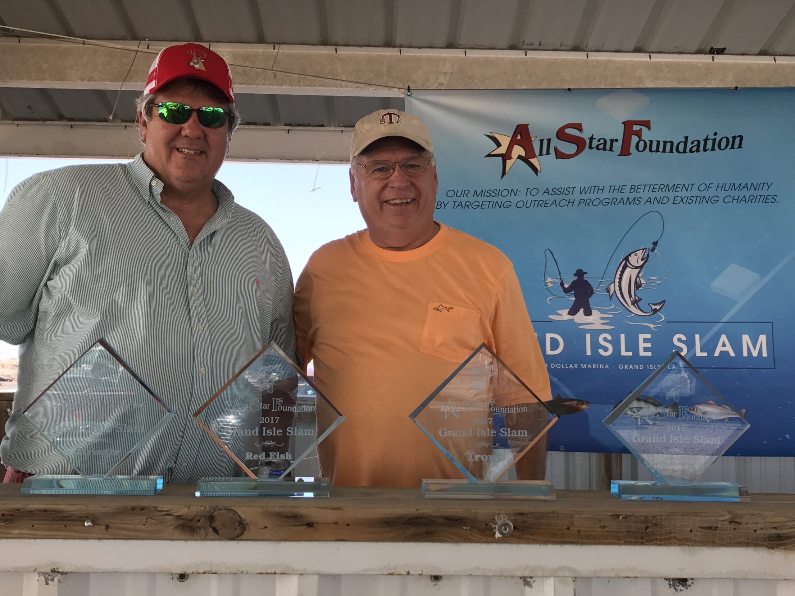 grand isle slam trophy presentation