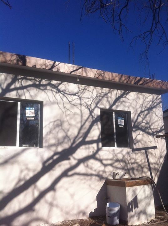 casa bethesda expansion outer wall pictured from the outside