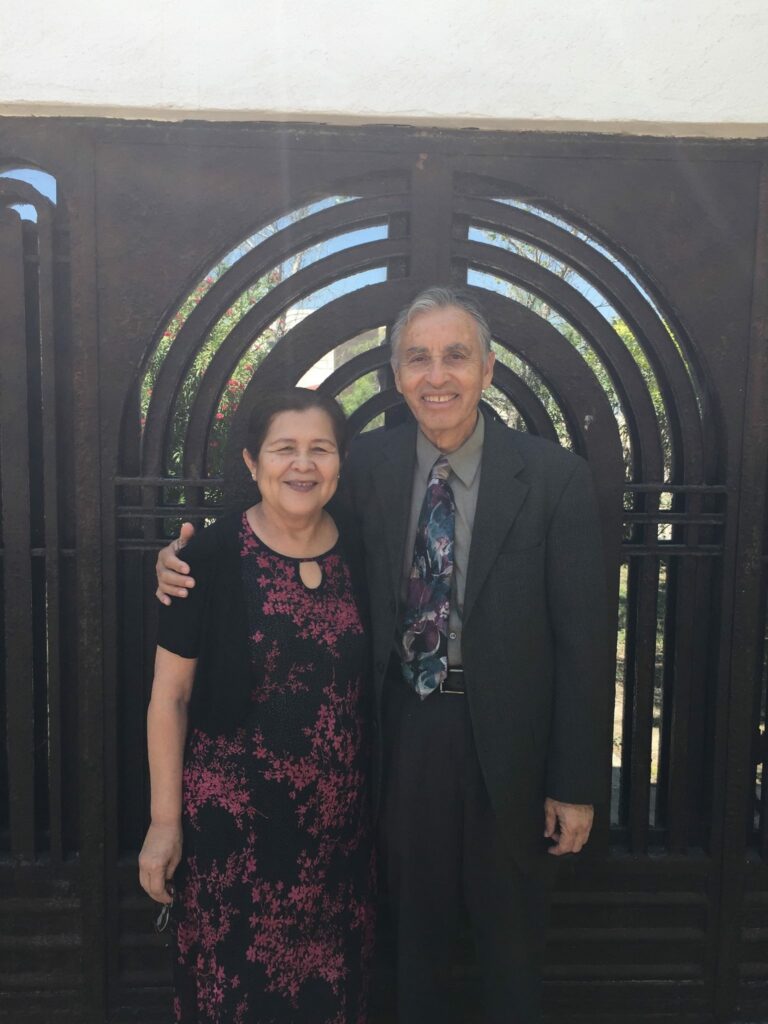 Paulino esquival pictured with another casa Bethesda staff member