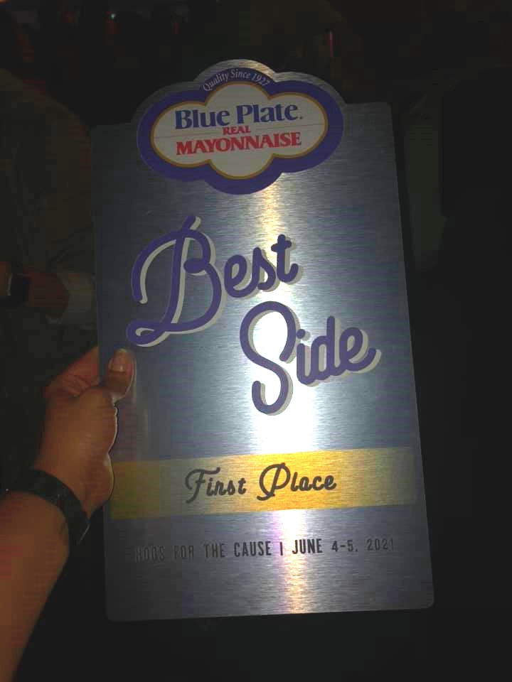 swine and dine best side plaque